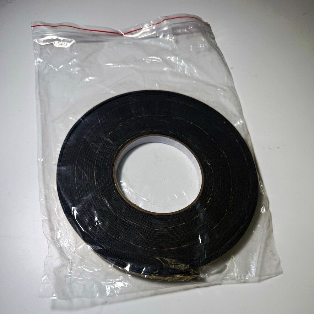 Black Foam Double-Sided Adhesive Tape Roll - Black Foam Tape Roll Model